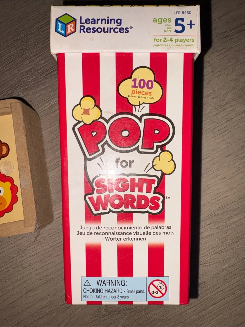 Pop for Sight Words and Animal Dominos